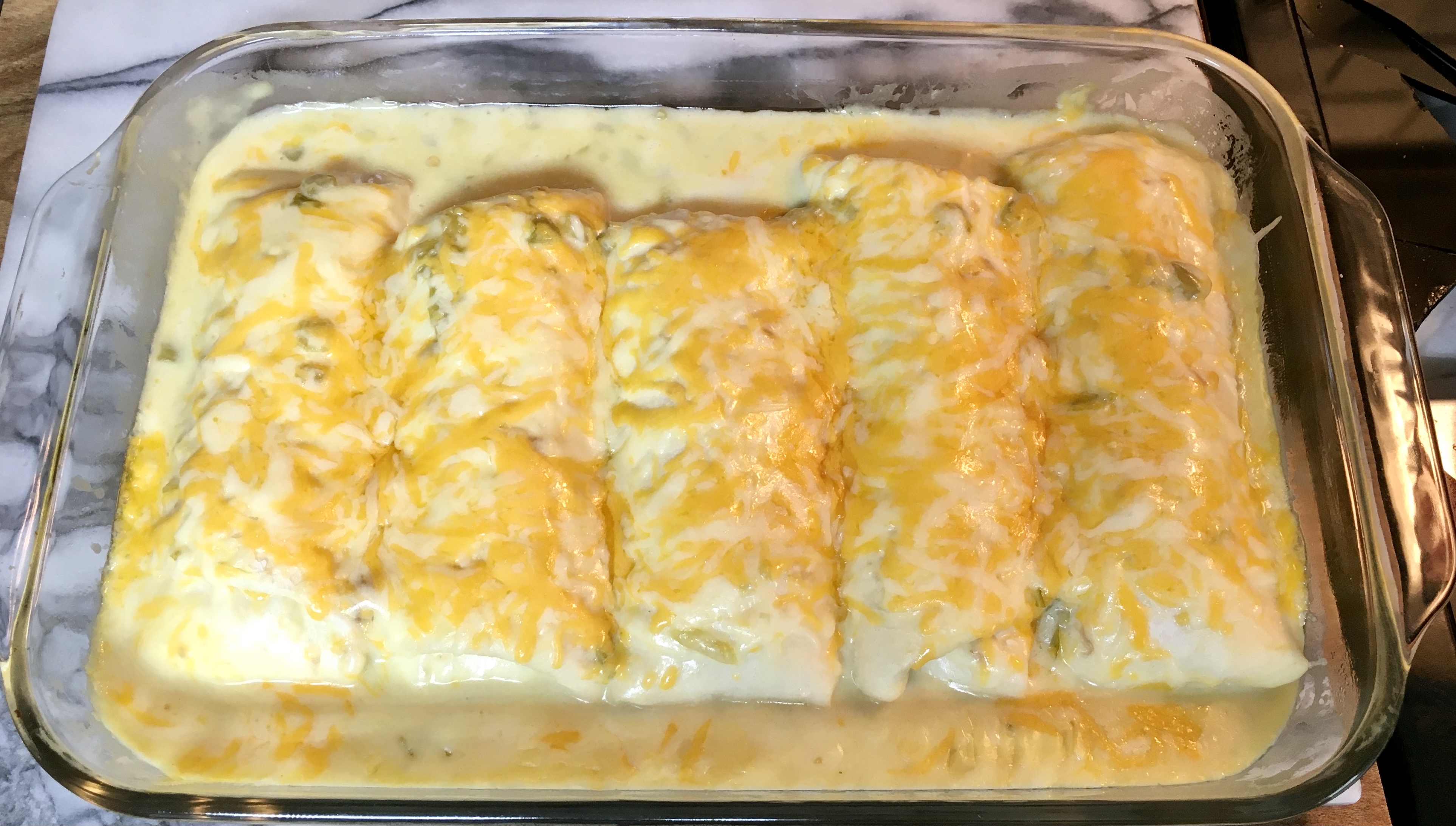 Creamy Cheesy Chicken Enchiladas In Dianes Kitchen